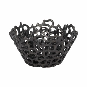 Ciotola in ceramica scultorea dal design astratto per centrotavola da caffè, decorazione per soggiorno. - Product Image 3