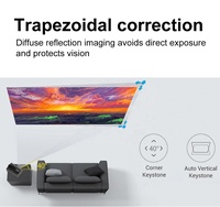 Proyector DLP Inteligente con Video 1080P, Cine en Casa, TV 3D, Recargable, Alto Lumen, para Juegos, Oficina, Películas, Proyector Láser 4K