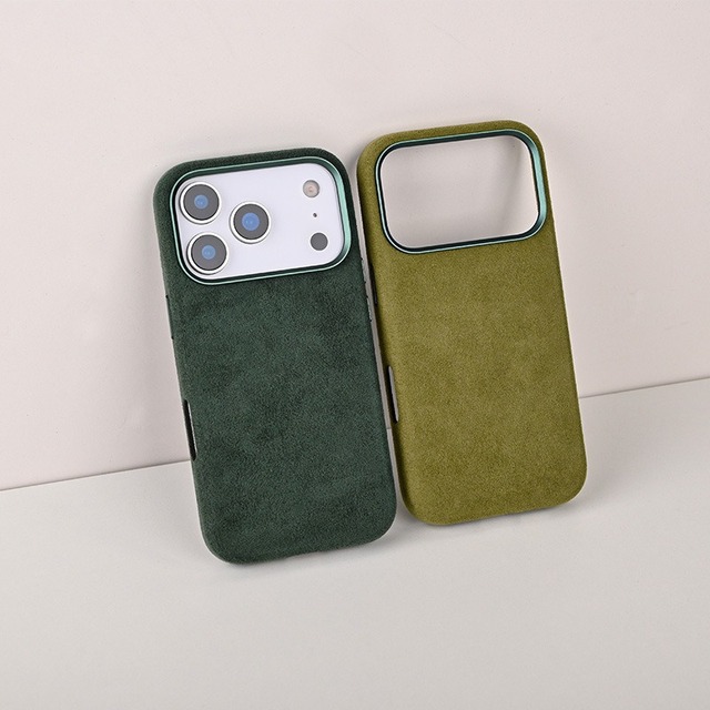 For Laudtec Simple Business for Alcantara Phone Case for iPhone 17 Air 16 15 Pro Max Lightweight Shockproof Back Cover Sjk1092