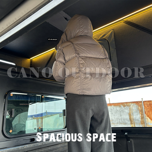 Tente de toit rigide verticale à montage rapide avec <span class=keywords><strong>annexe</strong></span> pour camionnette à benne courte de 5 pieds, idéale pour le camping tout-terrain - Product Image 5