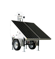 24/7 Outdoor Mobile Solar-CCTV-Kamera Überwachungsanhänger