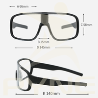Lunettes de soleil sportives Unisez photochromiques à monture ovale en PC, logo personnalisé, protection UV, lunettes de randonnée, lunettes de cyclisme, vente en gros