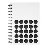Cadeau d'entreprise personnalisé, carnet à spirales A5, carnet anti-stress Pop-it, cadeaux d'entreprise au design créatif
