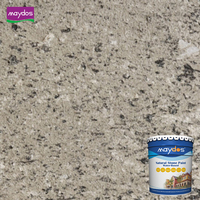 Maydos Revêtement Mural en Béton Effet Faux Marbre Lisse Texturé pour Extérieur