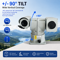 Caméra de surveillance réseau robuste IP67 avec suivi intelligent IA pour la défense des frontières (vente en gros)