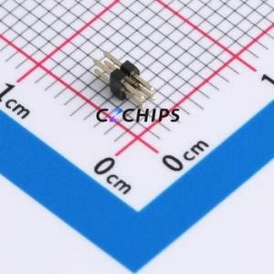 HX PZ1.0-2x2P ZZ Pin Header Through hole Component (THT),P=1mm Connector 2x2P 1mm 1mm Pin Header - Product Image 1