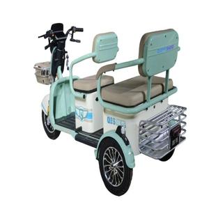 Triciclo Eléctrico de 3 Ruedas con Batería, Mini Scooter con 2 Asientos Ajustables para Pasajeros - Product Image 5