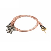 Conector RF BNC a SMA macho-Macho, cable de puente de osciloscopio Q9, extensión coaxial RG316 de 50Ω (0-3GHz)