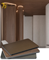 Panneaux muraux en PVC WPC avec placages de bois de charbon de bambou, modernes, ignifuges, imperméables, insonorisants, écologiques, pour le commerce et le divertissement