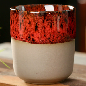 Taza de Degustación de <span class=keywords><strong>Café</strong></span> Estilo Japonés Hecha a Mano, Taza de Té de Cerámica Retro, Taza Maestra de Cerámica Rústica para Té Kung Fu y Espresso - Product Image 5