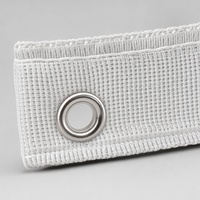 Filet de sécurité blanc 220 GSM pour la construction, 2 x 20 m, pour la protection contre les chutes industrielles, les chantiers de construction et les enclos temporaires de zones de travail