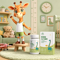 Comprimés de Lysine et de Calcium sous Marque Blanche OEM/ODM – Soutien à la Croissance des Enfants avec Calcium Lactate, Carbonate, Peptide de Jaune d'Œuf et GABA