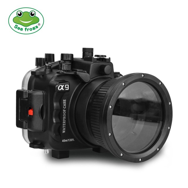 Seafrogs 40m/130ft Waterproof Housing Camera Case for Sony A9 Camera Underwater 40m Photography Lens Tube Protective case