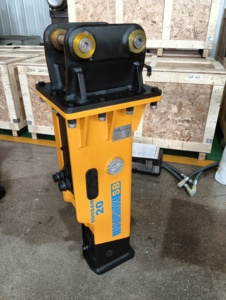 Casse-roche hydraulique SOOSAN SB20 de type boîte pour mini-excavatrices de 1,2 à 3 tonnes, marteau brise-roche Bobcat pour travaux de démolition - Product Image 5