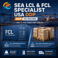 Fret maritime LCL FCL Chine vers les États-Unis, côte ouest et côte est, DDP, agent d'expédition Amazon FBA, solution logistique professionnelle tout-en-un