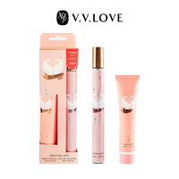 V.V.LOVE Coffret de parfum de luxe pour femme en gros, Eau de Toilette 35ml, Brume corporelle 35ml, Lait corporel, Mini kit de voyage OEM&ODM