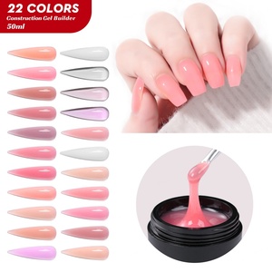 JTING Quick Dry No Burn 22colors Camouflage Construction Gel Builder <b>Nail</b> Gel Polish Hema Free Vegan Natural OEM Customization - Product Image 3