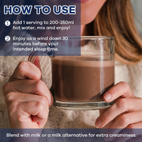 Cacao chaud en marque privée pour le sommeil, peptides de collagène hydrolysés, magnésium, poudre de collagène pour le sommeil
