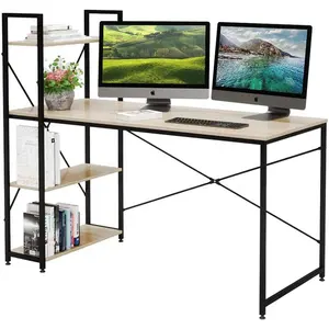 ordinateur de bureau 4 niveau étagères Suppliers-Plateau de rangement détachable de mm, pour maison bureau, multifonctionnel, 4 niveaux de rangement, pour Table d'ordinateur