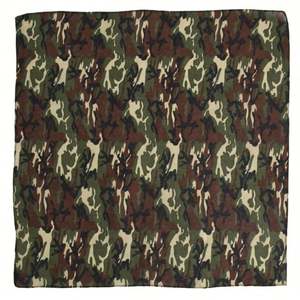 Pañuelo Camuflado de Algodón 100% con Bajo MOQ, Pañuelo Cuadrado de Camuflaje para Cubrir la Cara - Product Image 2