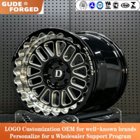Jantes forgées GUDE 18X12 Beadlock 5x112 5X120 5X114.3 pour voitures de course Drag Racing, compatibles avec BMW, GTR, Supra, F150, SRT, Corvette
