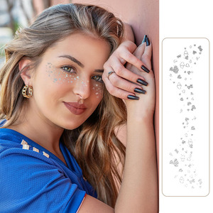 Brown Freckle Temporary <b>Tattoo</b> Sticker Sparkle Makeup Patch <b>Paper</b> Decal for Body Art Holiday Party Festival Professional Use - Product Image 4