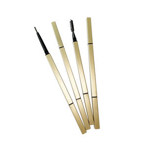 Lápiz <span class=keywords><strong>de</strong></span> Cejas Vegano al por Mayor, Personalizado, Resistente al Agua y al Sudor, Color Negro y Marrón, Doble Punta con Cepillo para Cejas - Product Image 3