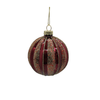 Nouveauté Ornements personnalisés multi-designs Boules de Noël en verre Décorations Fournisseur direct d'usine Boules en verre pour cadeaux de vacances