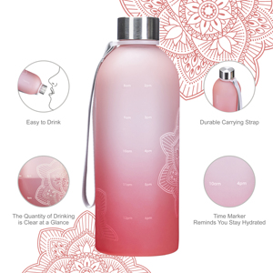Bouteille d'eau en plastique sans Bpa personnalisée bouteille d'eau de randonnée bon marché en gros - Product Image 2