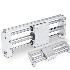 Cilindro Neumático sin Vástago Serie CY1L, Cilindro <span class=keywords><strong>de</strong></span> Aire con Guía Lineal <span class=keywords><strong>de</strong></span> Acoplamiento Magnético para Automatización - Product Image 1