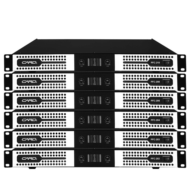 Professional Audio Class D Stereo Power Amplifier 4000 Watts 2 Channels Light Weight 1U Power Amplifier
