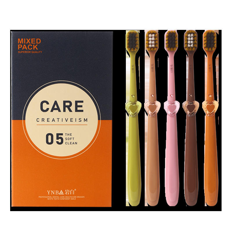 ชุดของขวัญแปรงสีฟันขนนุ่ม Maillard 10 ชิ้น