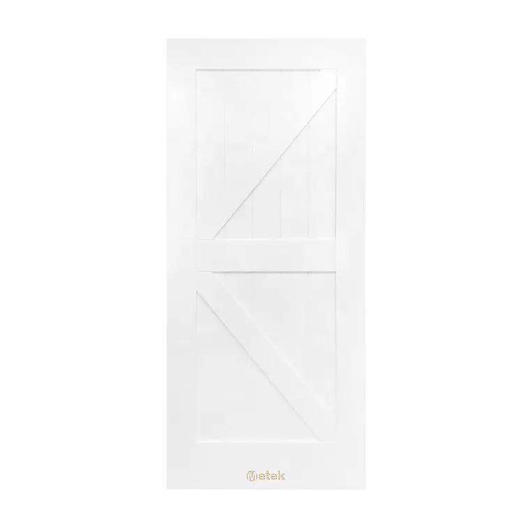 Sistema de puerta corredera de diseño de puerta tallada de granero de madera personalizable más vendido puerta de madera sueca