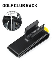 Support de drapeau de golf en plastique noir à bouton-poussoir pour clubs de golf - Portable et durable, taille personnalisable