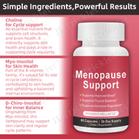 Capsules Julong OEM pour la ménopause chez la femme, complément vitaminique premium pour soulager les symptômes de la ménopause