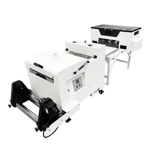Impressora a jato de tinta XP600 A3 para camisetas e moletons de algodão e poliéster, impressora DTF única de 30 cm por atacado