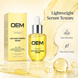 Suero para el Cabello OEM para Densificar el Cabello y Fortalecer el Cuero Cabelludo, 50 ml, con 2% de Kopyrrol, Extracto de Jengibre, Queratina y Biotina para Raíces Débiles y Cabello Fino, Suministro al por Mayor - Product Image 4