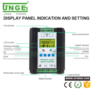 Controlador de Carga Híbrido Solar y Eólico de 3000W 48V JW-48-W1500/S1500 - Product Image 1