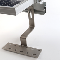 Panneau solaire de toit en acier inoxydable OEM Support réglable Couture debout Crochet de montage pour carrelage en pente Accessoires d'installation