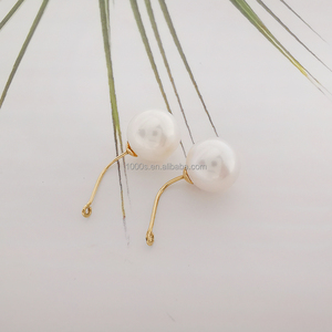 Componenti per Creazione di Gioielli in Oro 18K Au750, Accessori Rimovibili per Orecchini a Perno con Perla su Entrambi i Lati, Creazioni di Gioielli 1000S - Product Image 4