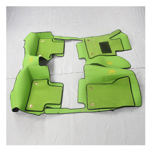 Alfombrillas de Cuero Personalizadas GANE para Interiores de Automóviles, 10 mm de Grosor, Estilo Bordado de Lujo, Garantía de <span class=keywords><strong>3</strong></span> Años, Juego de 5 Piezas - Product Image 1