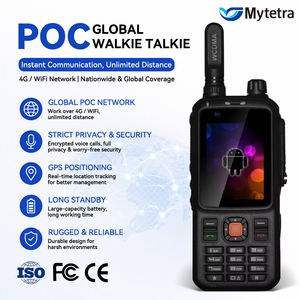 Radio bidirectionnelle longue portée MYT V968 4G POC avec écran tactile Android, GPS, appels radio, Bluetooth, Wifi et fonction PTT. - Product Image 1