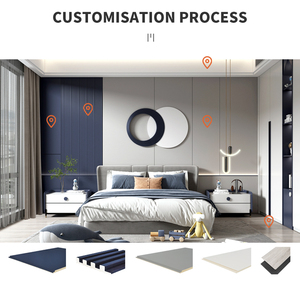 Plástico impermeable PVC SPC <span class=keywords><strong>clic</strong></span> <span class=keywords><strong>TV</strong></span> Fondo WPC interior mármol panel de pared paneles de pared y tablero azulejos - Product Image 5