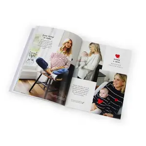 Custom Design Aufkleber Broschüre Adult Glossy Magazine Drucken Günstige Super Coffee Broschüre Broschüre