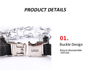 Accesorios para perros Doe, Collar de entrenamiento para perros de punta de acero ajustable a la moda, Collar de Pastor Alemán y Pitbull impreso - Product Image 2