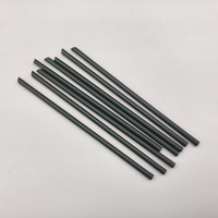 Pailles de bagasse biodégradables compostables en fibre végétale Paille de canne à sucre enveloppée individuelle 6mm 8mm pour