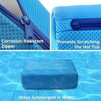 Approvisionnement d'usine 4D Air Mesh Hot Tub Booster Coussin Avec Poignée Baignoire Antidérapante À Séchage Rapide Baignoire Booster Coussin Oreiller