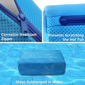 Nhà Máy Cung Cấp 4D Không Khí Lưới Bồn Tắm Nước Nóng Tăng Cường Đệm Với Xử Lý Bồn Tắm Không Trượt Nhanh Chóng Khô Bồn Tắm Booster Đệm Gối - Product Image 5