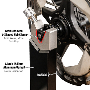 Soporte de Centrado de Ruedas de Bicicleta LEBYCLE con Indicador de Dial, Calibrador de Llantas para Ruedas de 12-29 Pulgadas y 700C - Product Image 4