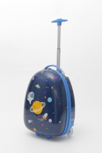 Valise à roulettes pour enfants, coque rigide, imprimé planètes spatiales, 1 pièce, roulettes pivotantes silencieuses à 360°, mini valise de <span class=keywords><strong>voyage</strong></span> - Product Image 2